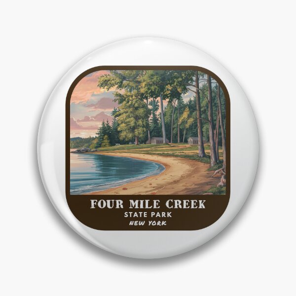 Item preview, Four Mile Creek State Park (New York) designed and sold by RabbitK.