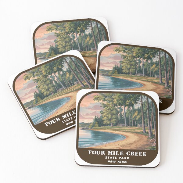 Item preview, Four Mile Creek State Park (New York) designed and sold by RabbitK.