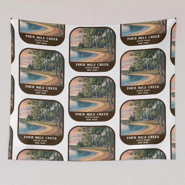Item preview, Four Mile Creek State Park (New York) designed and sold by RabbitK.