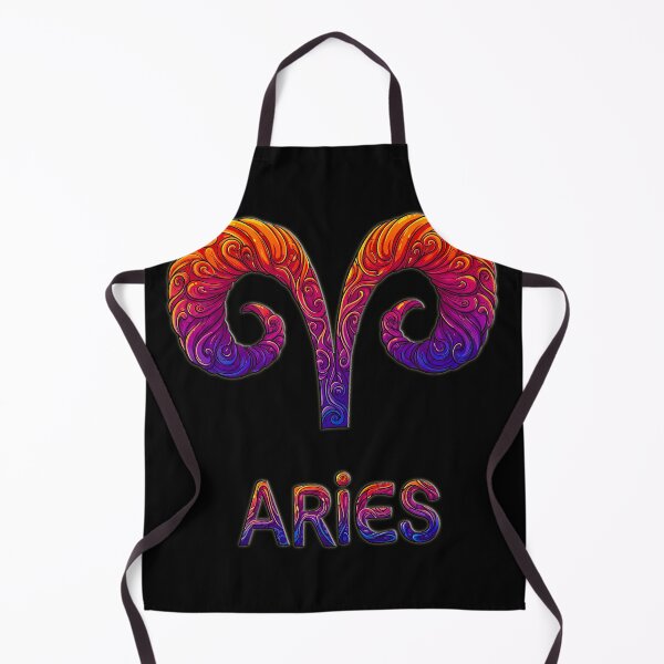 Item preview, ✨ Aries Zodiac Sign - Vibrant Psychedelic Ram Horns Art designed and sold by Marie***2905.