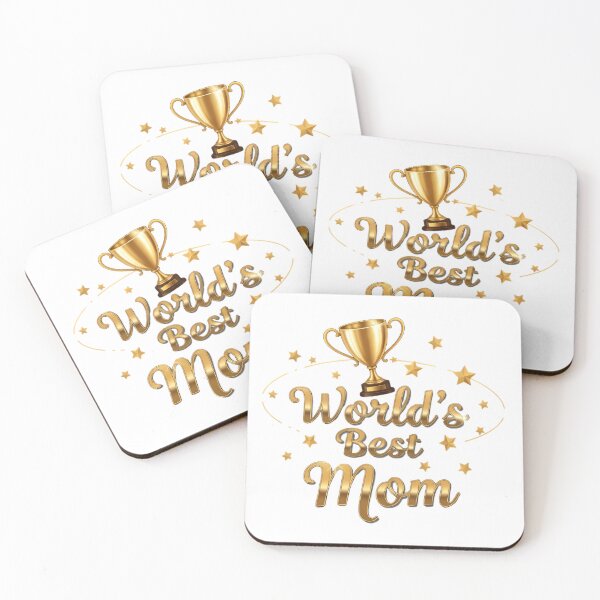 Item preview, Worlds Best Mom Typography With Golden Trophy And Stars Digi designed and sold by pumsquare.