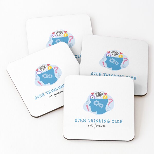 Item preview, Overthinking Club Shirt, Introvert Humor Tee, Mental Health Aesthetic brafdesign designed and sold by Brafdesign.