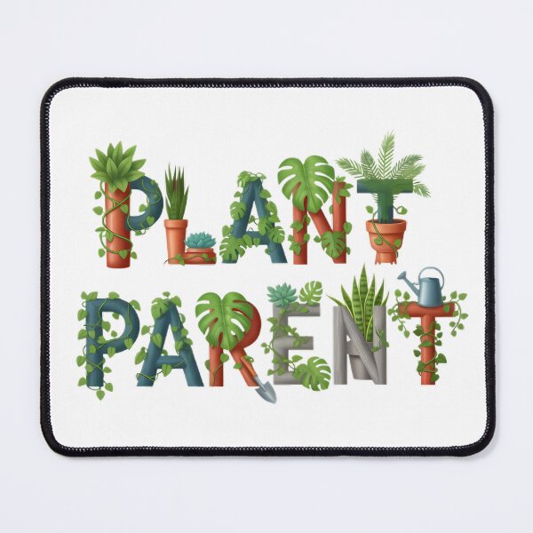 Item preview, Plant Parent Typography With Multiple Potted Plants And Leav designed and sold by pumsquare.