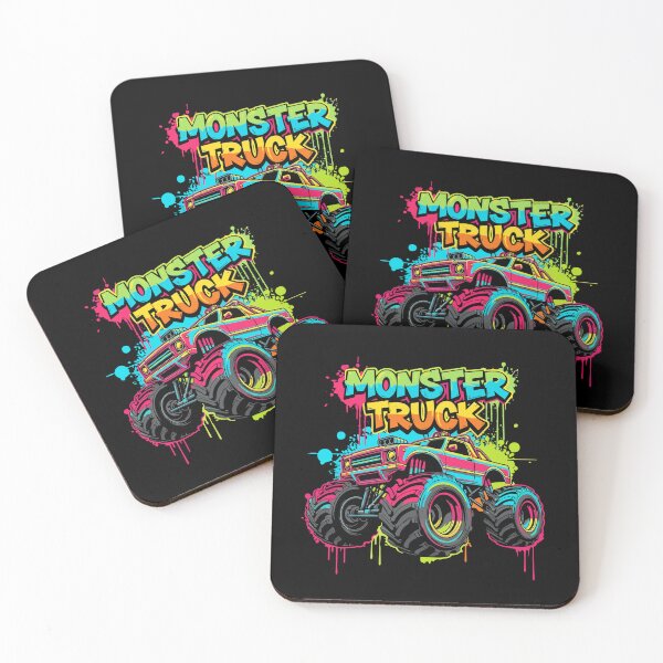 Item preview, Vibrant Graffiti Monster Truck Urban Style designed and sold by PopStars1993.