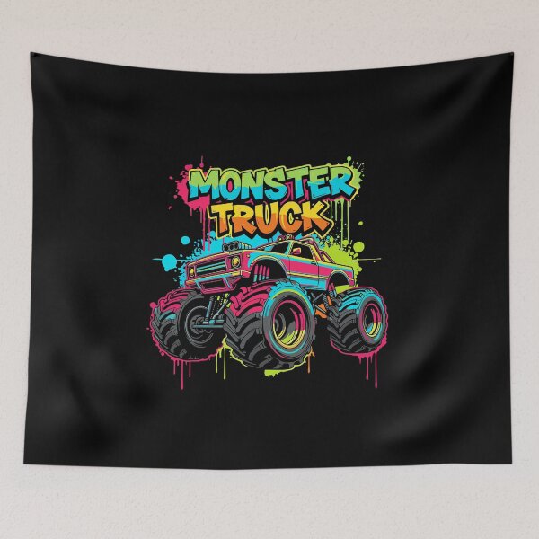 Item preview, Vibrant Graffiti Monster Truck Urban Style designed and sold by PopStars1993.