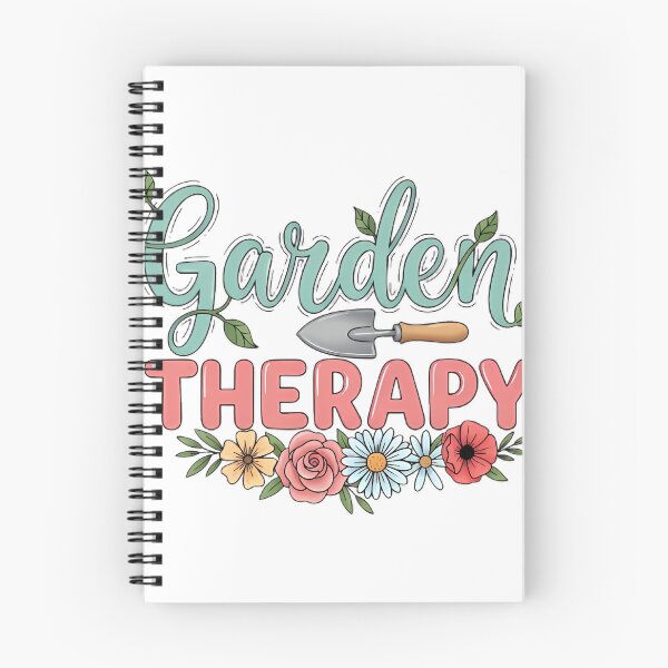 Item preview, Garden Therapy Typography With Trowel And Flowers Il designed and sold by pumsquare.