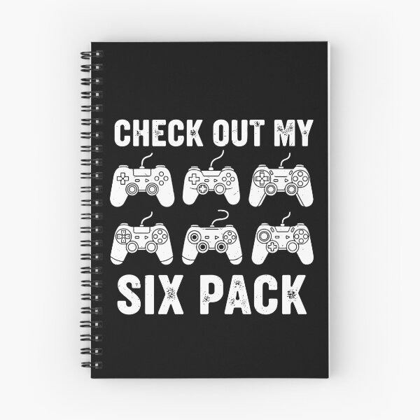 Item preview, Check Out My Six Pack Funny Gamer Video Game Controllers designed and sold by PopStars1993.