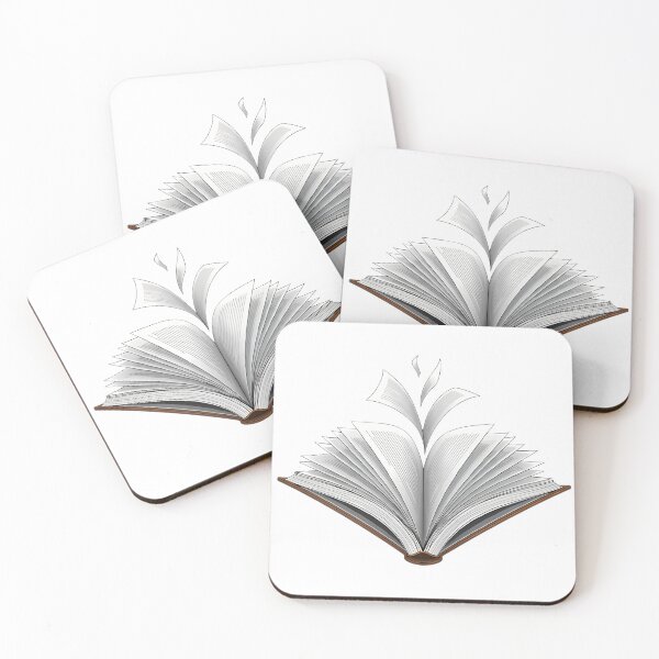Item preview, Book Lover Heart With Open Book And Pages designed and sold by pumsquare.