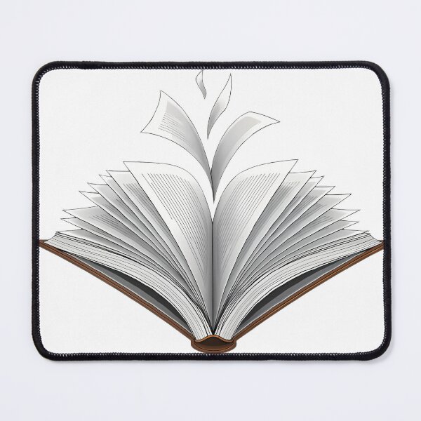 Item preview, Book Lover Heart With Open Book And Pages designed and sold by pumsquare.