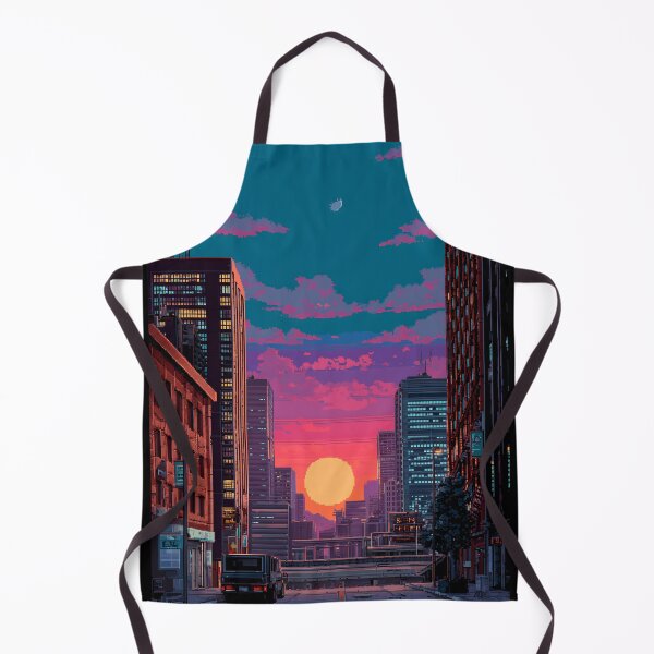 Item preview, Sunset between The Building designed and sold by Wrenntheartgo.
