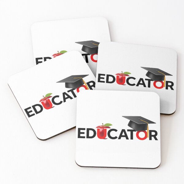 Item preview, Educator Typography With Apple And Graduation Cap Il designed and sold by pumsquare.