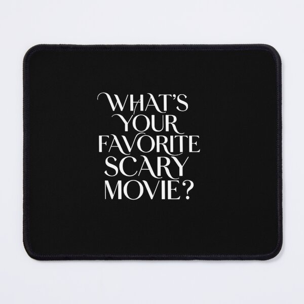 Item preview, What's Your Favorite Scary Movie Elegant Serif Typography designed and sold by PopStars1993.