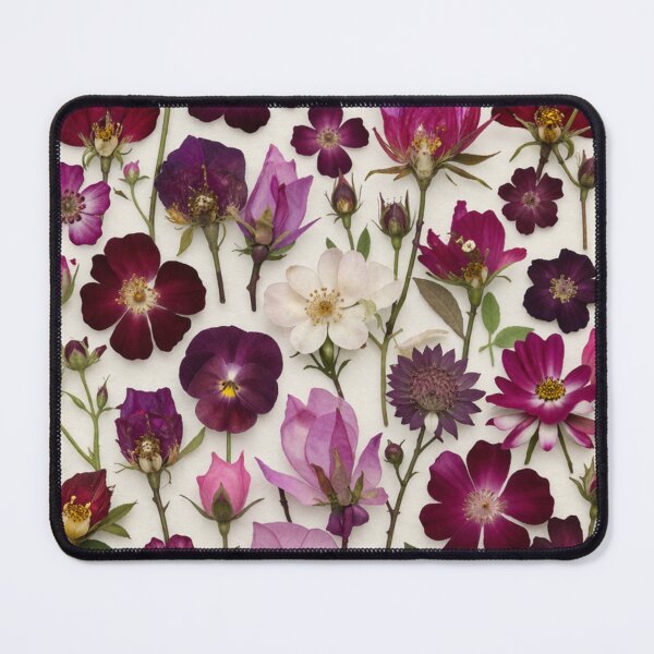 Item preview, Pressed flowers with white background  designed and sold by Anisha  Vaz.