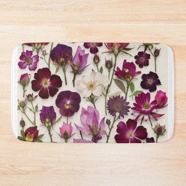 Item preview, Pressed flowers with white background  designed and sold by Anisha  Vaz.