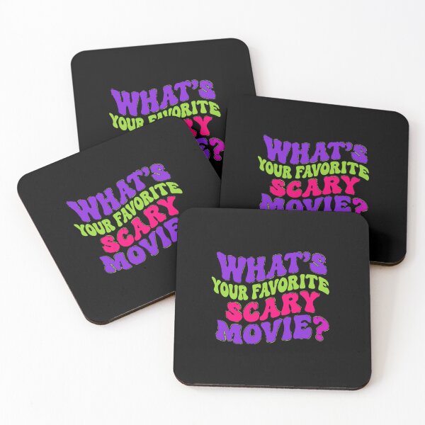 Item preview, What's Your Favorite Scary Movie Psychedelic Trippy Retro designed and sold by PopStars1993.