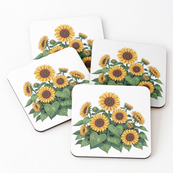 Item preview, Sunflower Garden With Multiple Blooms And Leaves Vibrant Sty designed and sold by pumsquare.
