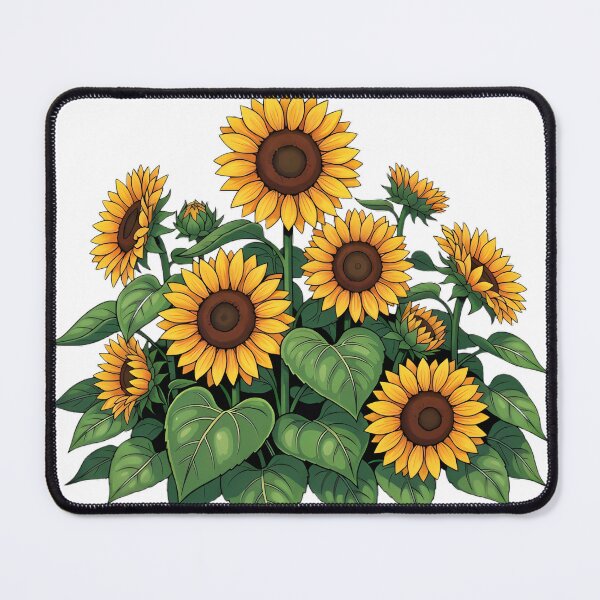 Item preview, Sunflower Garden With Multiple Blooms And Leaves Vibrant Sty designed and sold by pumsquare.
