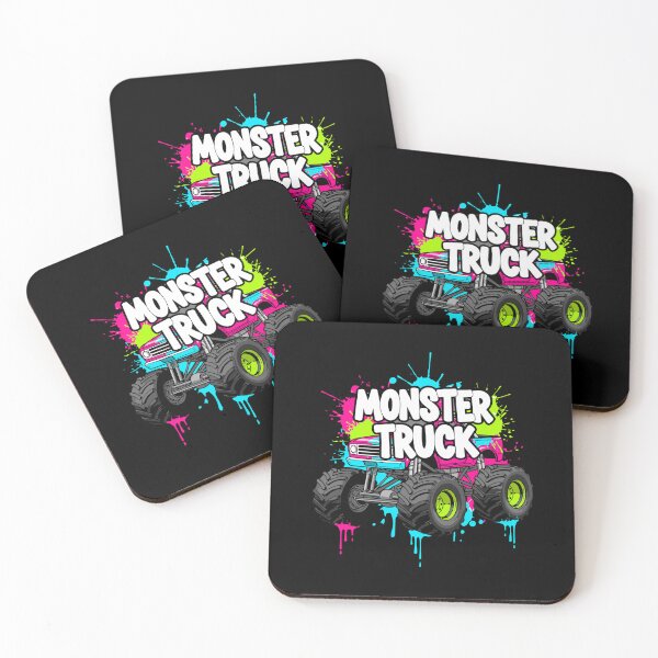 Item preview, Monster-Truck Colorful Retro Graffiti Splatter designed and sold by PopStars1993.