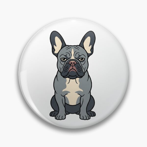 Artikelvorschau, Minimalistische Vektorgrafik einer französischen Bulldogge entworfen und verkauft von DigitalGremlin.