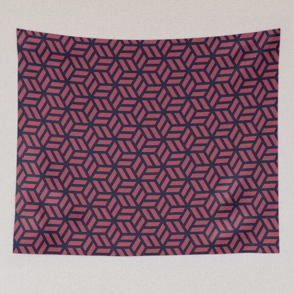 Item preview, Luxury Hex Checkered - Geometric Shape Pattern - One Year Anniversary Gifts designed and sold by RoyalStarsPatts.