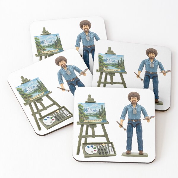 Item preview,  A Real American Artist: 80s Style Bob Ross Figure designed and sold by CrazyPencilComx.