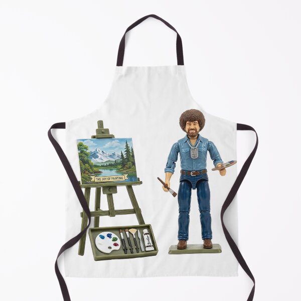 Item preview, A Real American Artist: 80s Style Bob Ross Figure designed and sold by CrazyPencilComx.