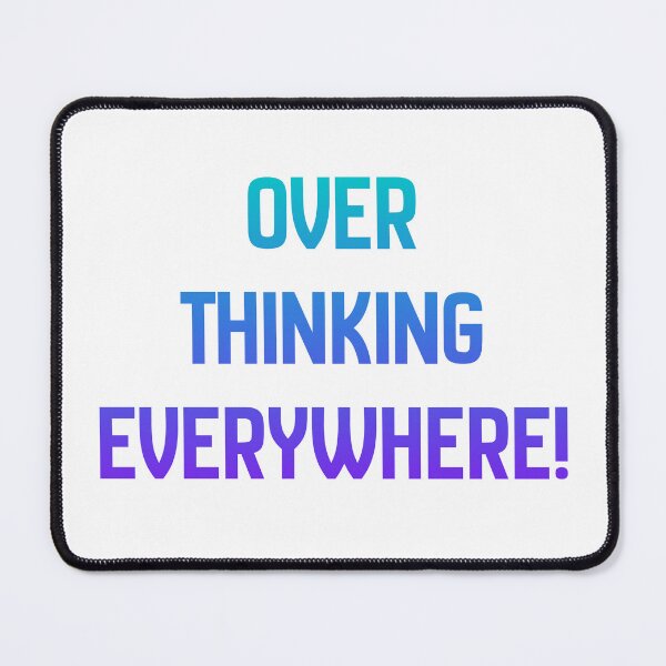 Item preview,  Overthinking Club Shirt, Introvert Humor Tee, Mental Health Aesthetic brafdesign designed and sold by Brafdesign.