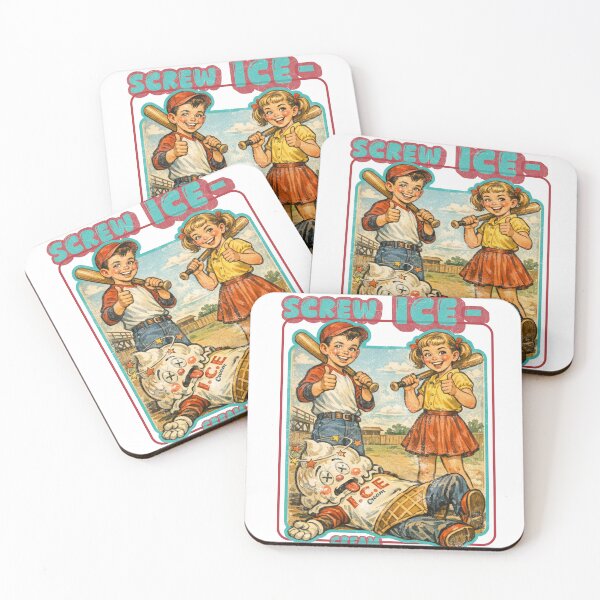 Item preview, I.C.E. Cream — Retro Political Pun Cartoon designed and sold by Nacho Average Designs.