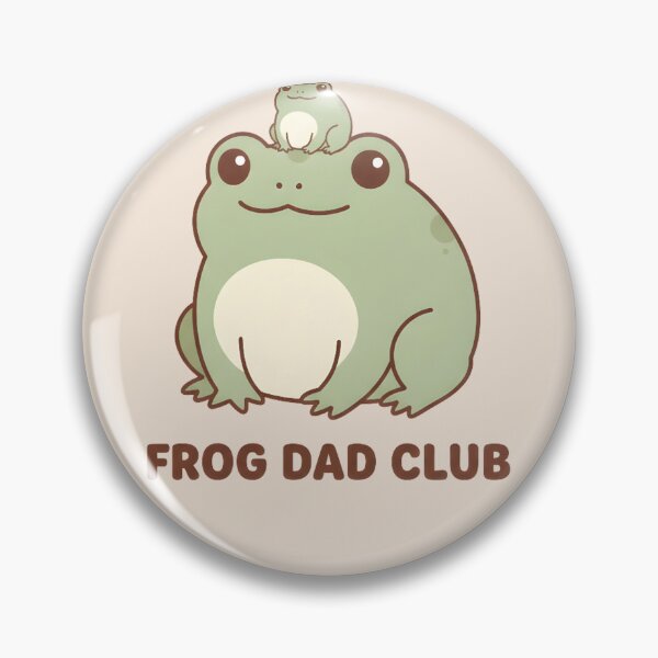 Item preview, Frog Dad Club T-Shirt & Sticker – Cute Frog Family Design, Funny Dad Meme, Frog Lover Gif designed and sold by ZyxDes.