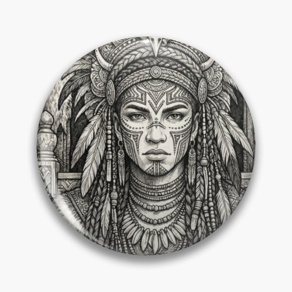 Item preview, A strong tribal chief designed and sold by PP&RAINBOW SHOP.