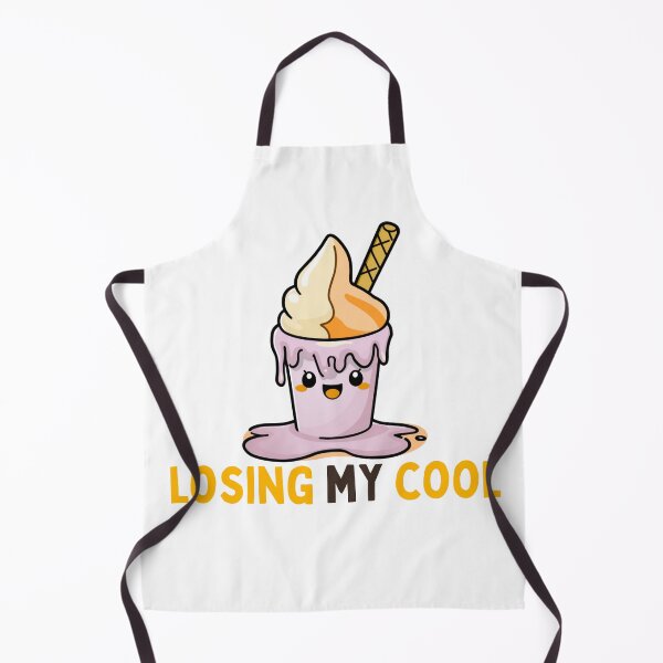 Item preview, Losing My Cool Kawaii Ice Cream Pun designed and sold by PunTeestic.