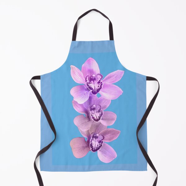 Item preview, Light Purple Orchid Trio On Blue designed and sold by hurmerinta.