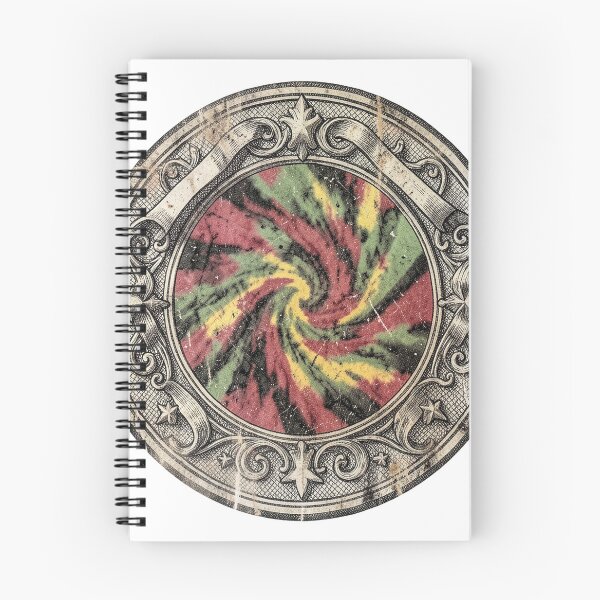 Item preview, Vintage Badge Swirling Tie-Dye Red Green Yellow Black designed and sold by Bloomkept.