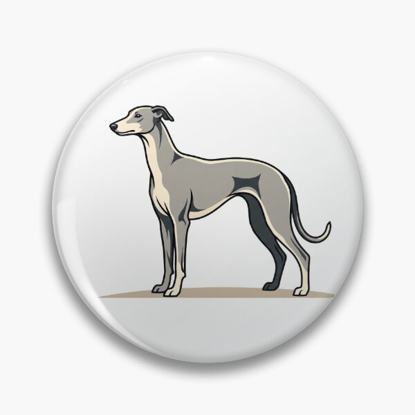 Item preview, Elegant Minimalist Whippet Art Print designed and sold by DigitalGremlin.