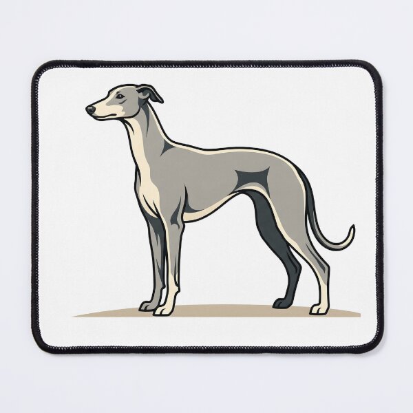 Item preview, Elegant Minimalist Whippet Art Print designed and sold by DigitalGremlin.