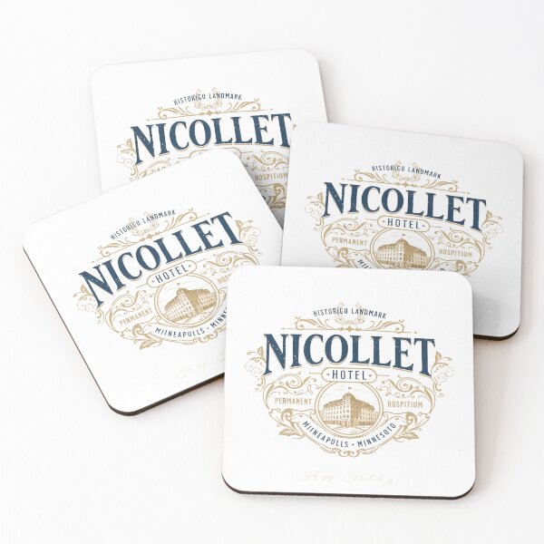 Item preview, Nicollet Hotel Vintage Logo T-Shirt designed and sold by Matinez Pink.