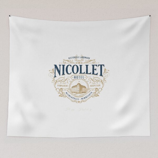 Item preview, Nicollet Hotel Vintage Logo T-Shirt designed and sold by Matinez Pink.