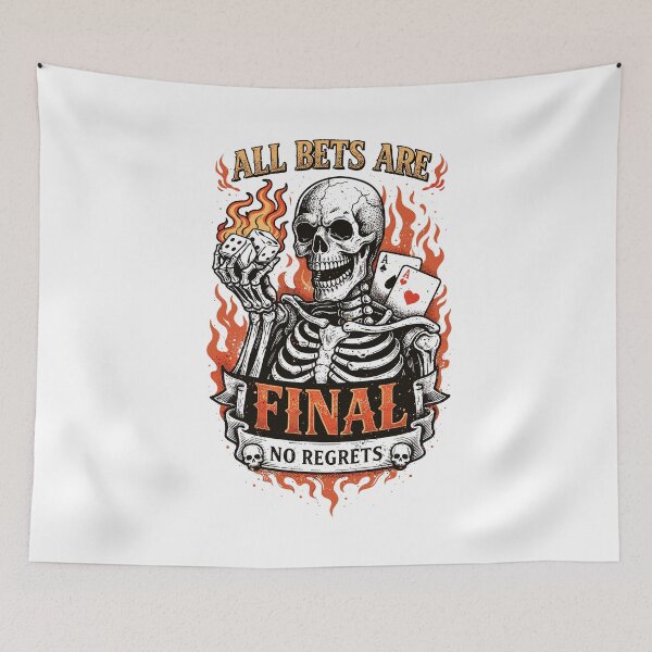 Item preview, Skull Playing Cards Dice T-Shirt designed and sold by Matinez Pink.