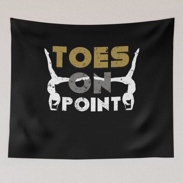 Item preview, Toes On Point Gymnastics Shirts For Girls With Quotes designed and sold by shoppzee.