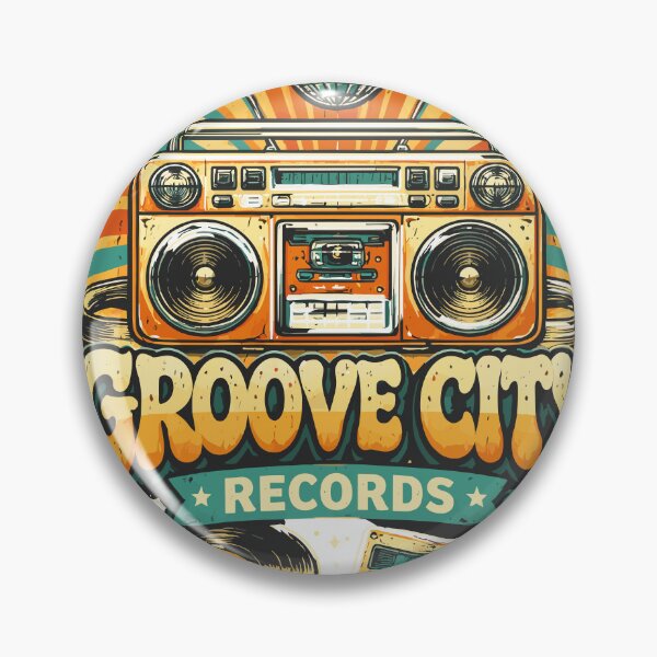Artikelvorschau, Groove City Records Retro Boombox entworfen und verkauft von Matinez Pink.