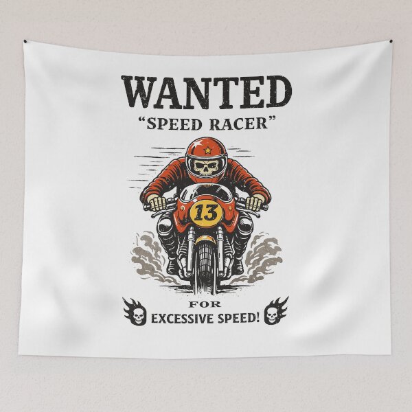 Item preview, Speed Racer Wanted Poster designed and sold by Matinez Pink.