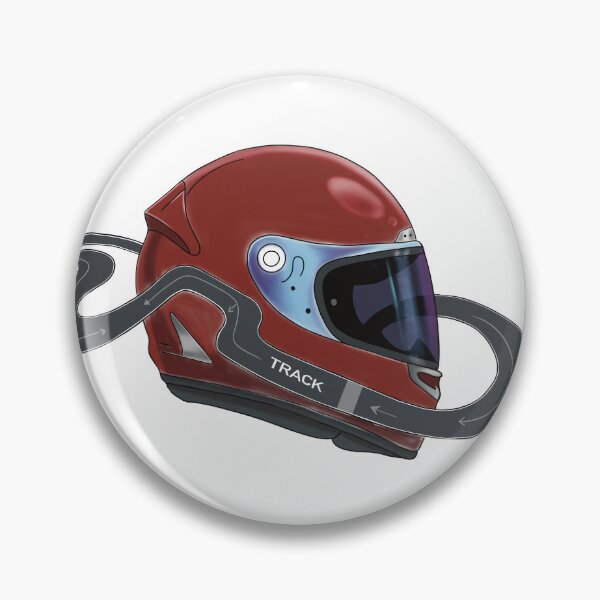 Item preview, Conceptual Motorsport Helmet and Winding Track designed and sold by Senorona.
