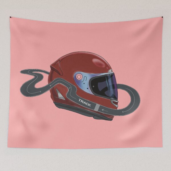 Item preview, Conceptual Motorsport Helmet and Winding Track designed and sold by Senorona.