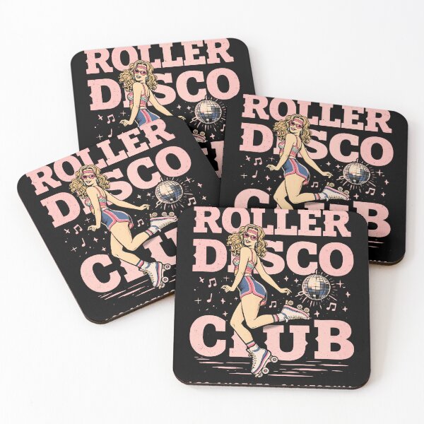 Artikelvorschau, Roller Disco Club T-Shirt entworfen und verkauft von Matinez Pink.