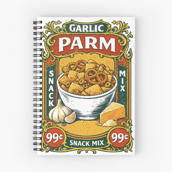 Item preview, Garlic Parm Snack Mix T-Shirt designed and sold by Matinez Pink.