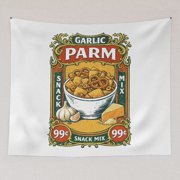 Item preview, Garlic Parm Snack Mix T-Shirt designed and sold by Matinez Pink.