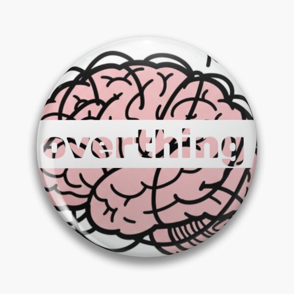 Item preview, Overthinking Brain Sticker designed and sold by SurajDesigns.