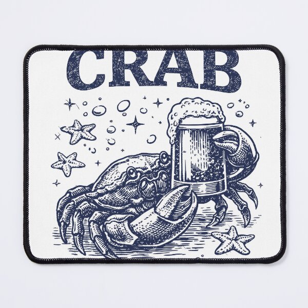 Item preview, Fresh Crab Beer T-Shirt designed and sold by Matinez Pink.