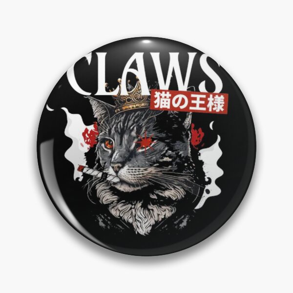 Item preview, CLAWS King of Cats - Edgy Japanese Streetwear Aesthetic designed and sold by GenZFashion000.
