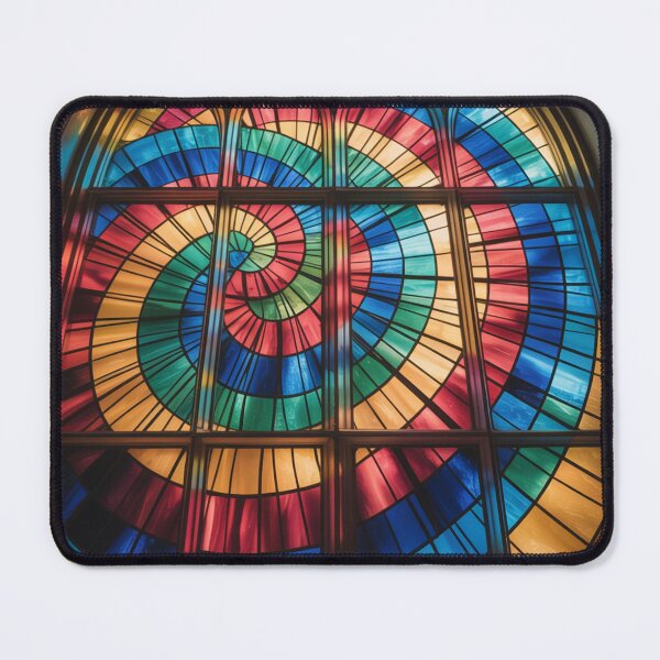 Item preview, Stained Glass Swirling Tie-Dye with Jewel Tones designed and sold by Bloomkept.